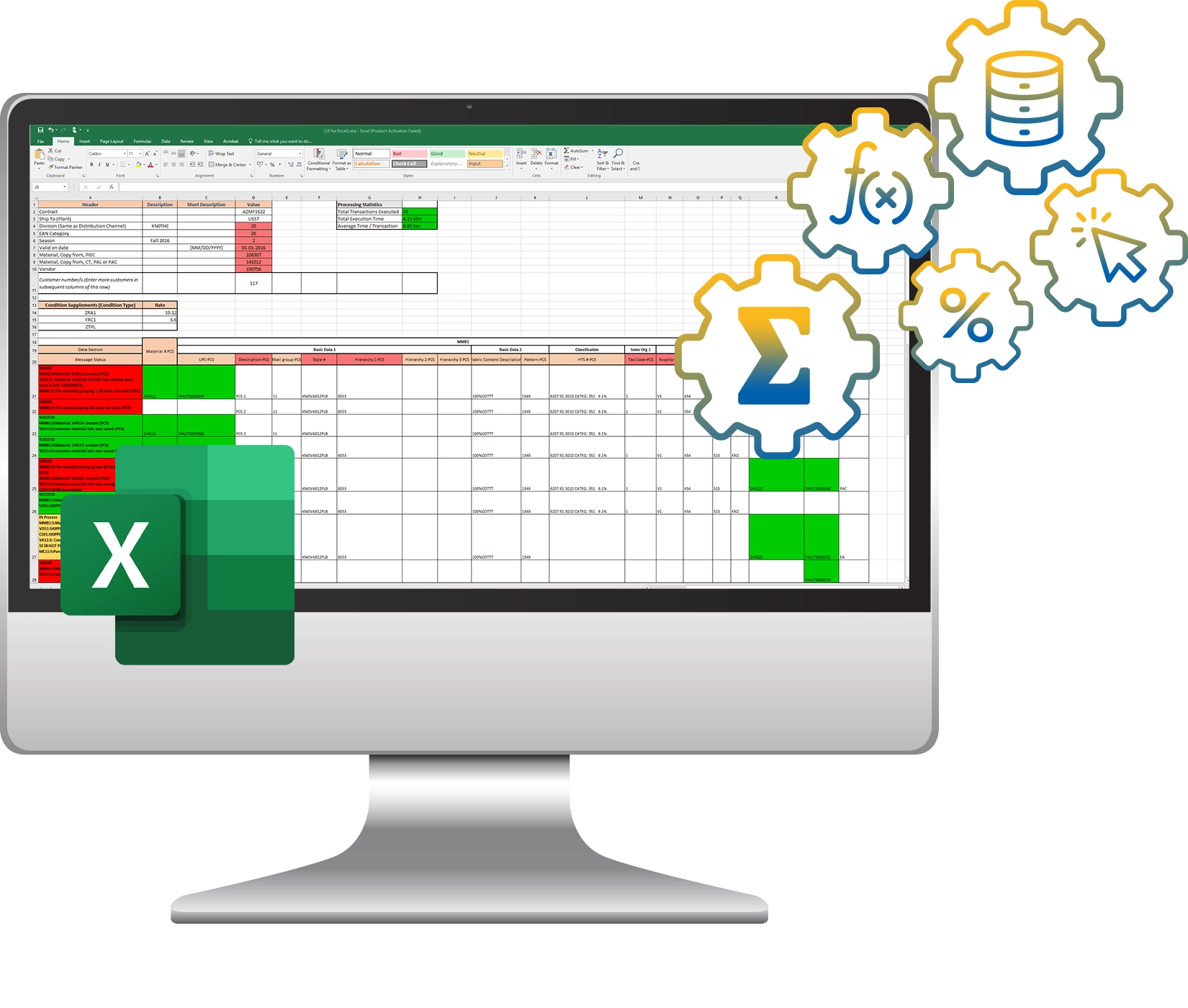 SAP to Excel automation without custom apps using Liquid UI