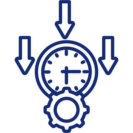 40 percent reduction in manual processing time