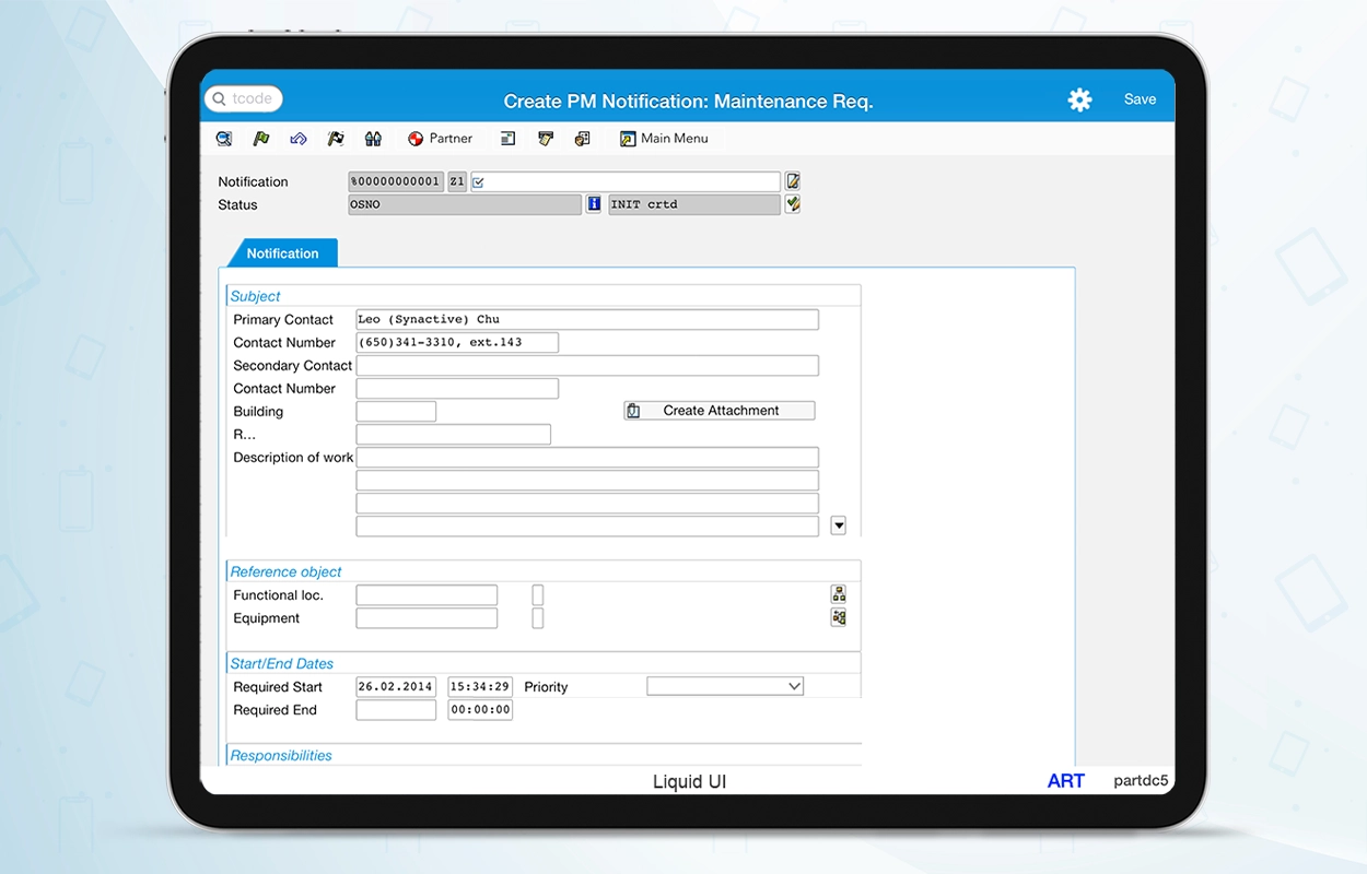 Liquid UI solution to Astrazeneca