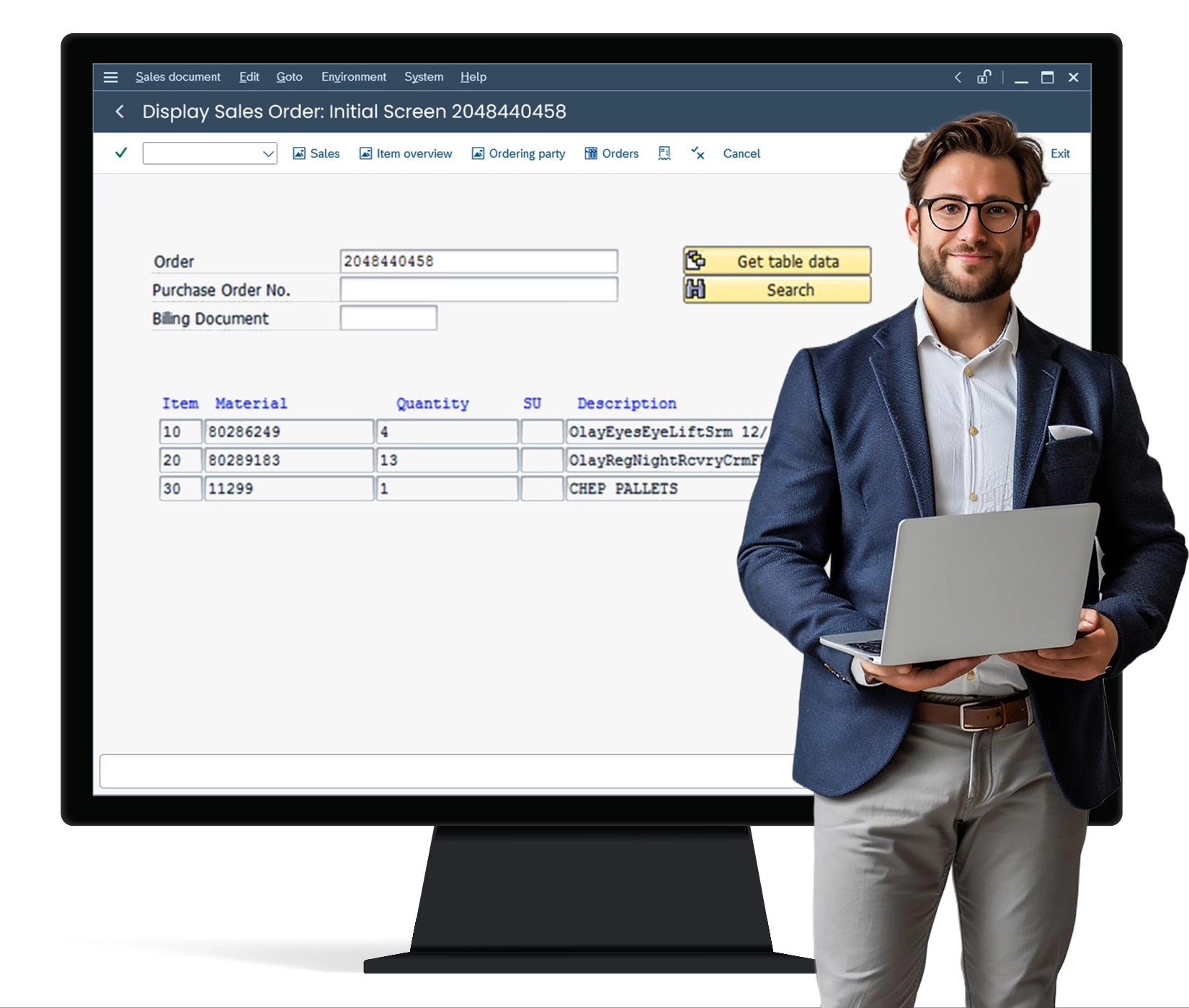 A Multinational Consumer Goods company reduces order processing effort by 40% using Liquid UI