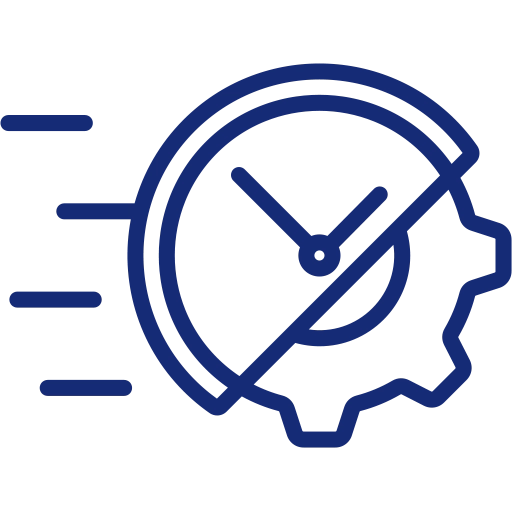 8× faster process completion