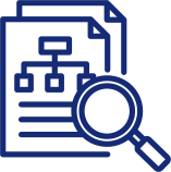 Search equipment and asset records from a mobile interface