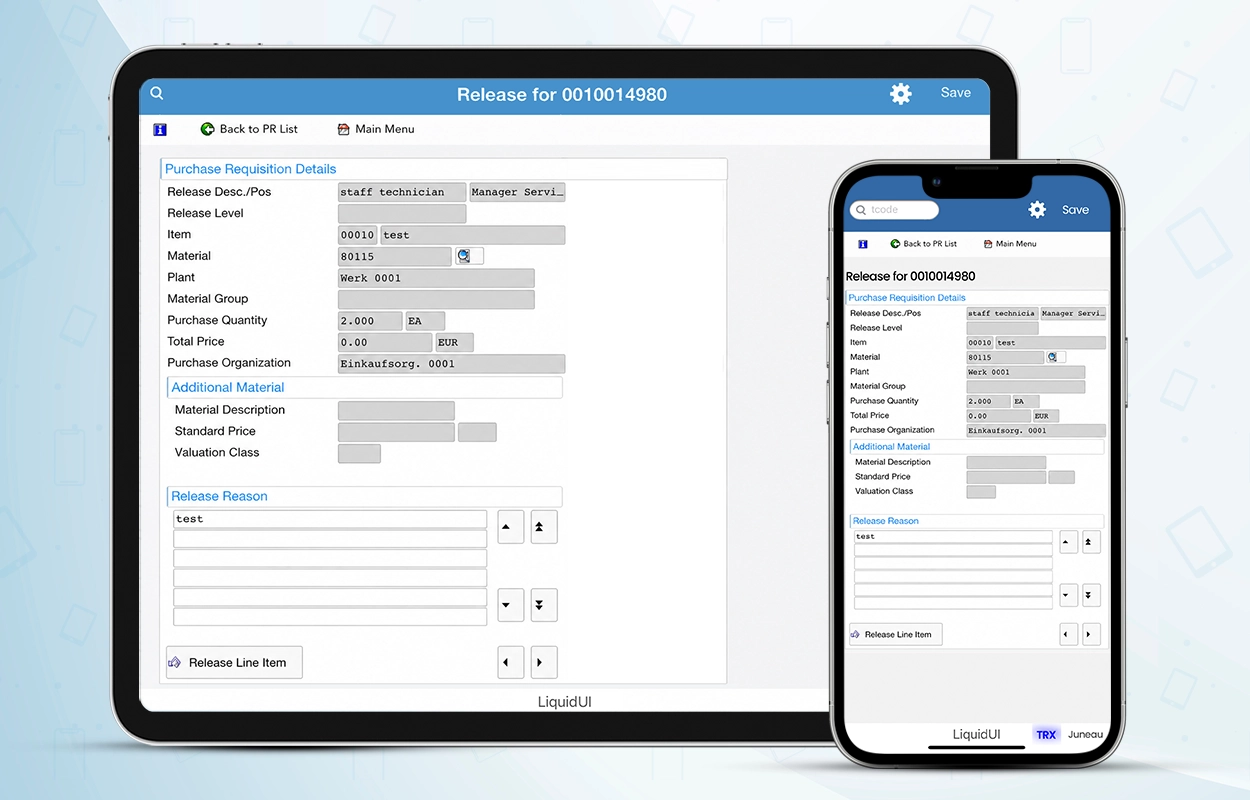 Mobile access for approvals and execution