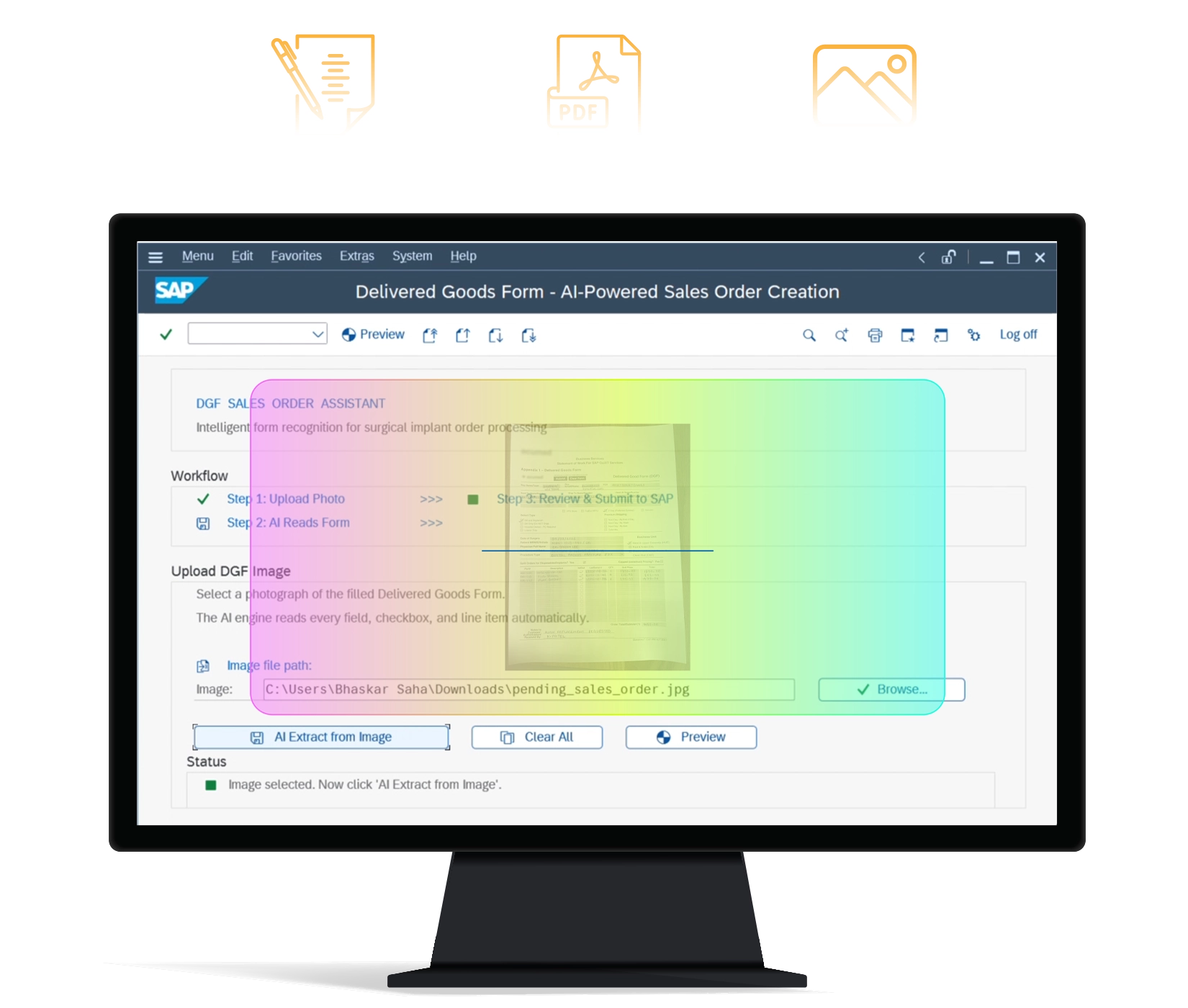 Liquid UI Intelligence | AI-powered automation for SAP transactions 