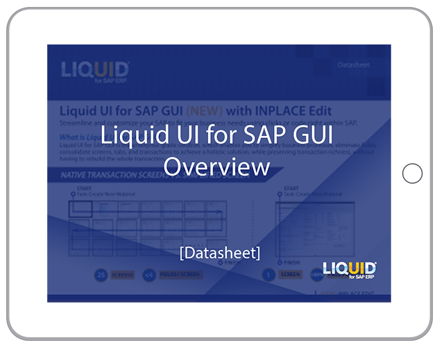 Liquid UI SAP GUI
